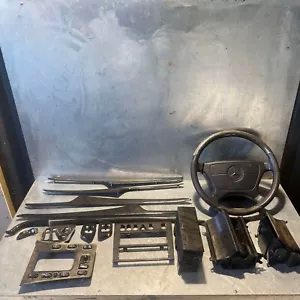 Mercedes-Benz W210 Interior Wooden Trim Set & Wooden Steering Wheel - Picture 1 of 24