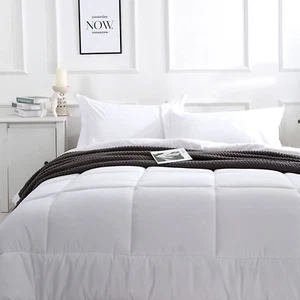 All Seasons Quilt Queen Machine Washable Doona Everyday 300GSM Filling Quilt (Qu - Picture 1 of 4