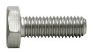 Tornillo de tapa de cabeza hexagonal 5/16-18 x 1-1/4 grado 5 acero zinc rosca completa (cantidad 10) - Imagen 1 de 1