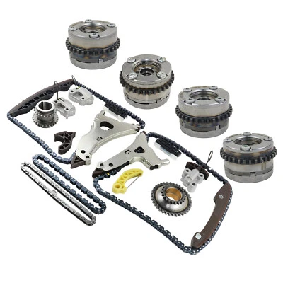 Kit de cadena de distribución y ajustadores de árbol de levas se adapta a Mercedes-Benz E550 ML550 2012-2019 Foto 1 de 4