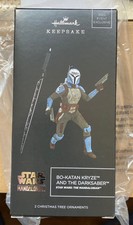 Hallmark 2022 Bo-Katan Kryze & Darksaber Star Wars Celebration Oranment  2500