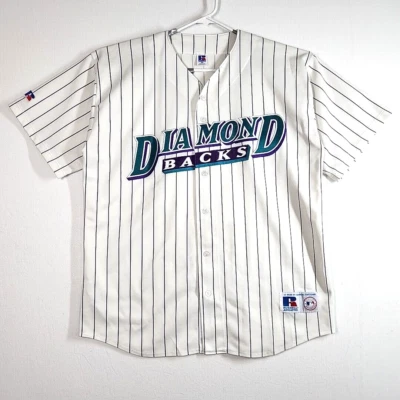 Vtg Arizona Diamondbacks Russell Athletic Baseball Jersey Mens XXL 90s Made USA - Image 1 of 4