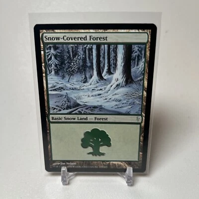 1x Snow-Covered Forest Coldsnap MtG Magic Land Common 1 x1 Card Cards NM - Image 1 of 2