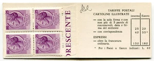 1973 Italien Republik Heft 25 Lire x 4 Syrakus postfrisch spl ** Abkürzung Cilio - Bild 1 von 2