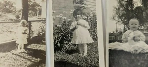 Vintage Photographs 1904 - 1918 LOT of 3 Photos of "Ardella" Baby Young Child - Picture 1 of 7