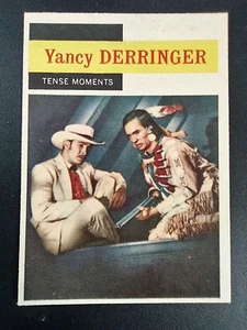 1958 Topps TV Westerns Yancy Derringer #35 Tense Moments Jock Mahoney - Picture 1 of 8
