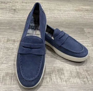 Cole Haan Nantcket  Penny Loafer Ikat Blue/Moonlight Women size 8B Suede. NI - Picture 1 of 8