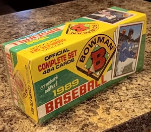 1989 BOWMAN BASEBALL FACTORY SEALED Complete SET KEN GRIFFEY JR ROOKIE CARD - Picture 1 of 5