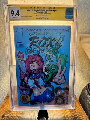 Roxy Gen 13 Magical Drama Queen Signed Adam Warren Limited CGC 9.4! COA Comic #1 - Image 1 of 2