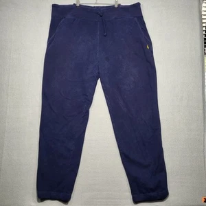 Polo Ralph Lauren Sweatpants Mens XXL Navy Blue Joggers Lounge Pants Cotton - Picture 1 of 14