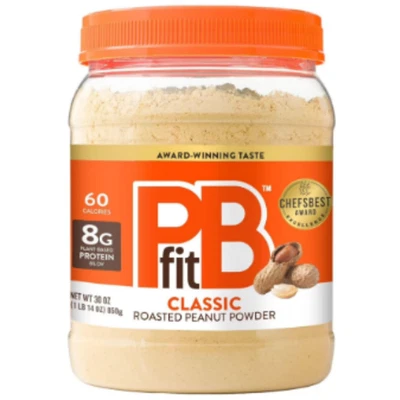 PBFIT Original PB Fit Peanut Butter Powder All Natural Gluten Free Protein 30 OZ