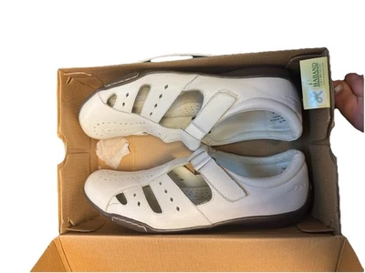 VTG Dr Scholls White Leather Mary Jane Comfort Women’s Shoes Size 10 NIB 90s Y2k - Image 1 of 4