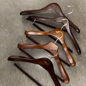 Trunk Club Custom Wood Hanger With Suede - Picture 1 of 3