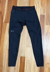 Under Armour Men's SZ L RUSH Black HeatGear 2.0 Leggings 1356625 Celliant SOCCER - Picture 1 of 11