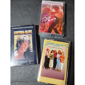 Dirty Dancing Staying Alive Steel Magnolias Soundtrack Cassette Tape Lot 80s - Picture 1 of 7