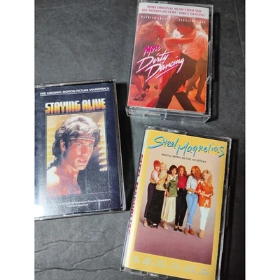 Dirty Dancing Staying Alive Steel Magnolias Soundtrack Cassette Tape Lot 80s - Image 1 of 4