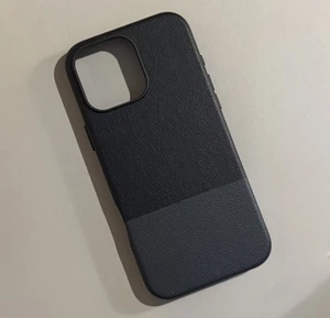 Custodia OtterBox Statement Series iPhone 16 Pro Max pelle cactus MagSafe nera - Foto 1 di 7