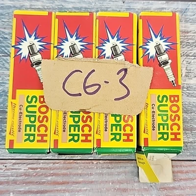 4x Bosch 7560 F8DC Fits Mercedes-Benz Fiat Saab Copper Spark Plugs 0031596703 - Image 1 of 4