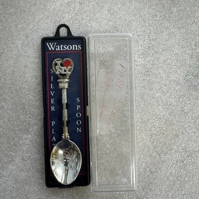 Commerative Silver Plated Spoon WATSON SPOONS I LOVE NEW YORK I LOVE NY - Image 1 of 4