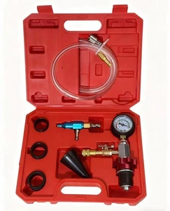 Cooling System Coolant Vacuum Refilling Purge Gauge Leak Test Tool Kit - Picture 1 of 6