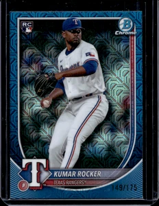 2025 Bowman Chrome Mega Kumar Rocker Blue Refractor #/175 - Picture 1 of 2