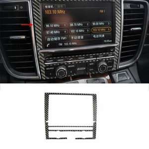For Porsche Panamera 10-2016 Real Carbon Fiber GPS Navigation Panel Frame Cover - Picture 1 of 6