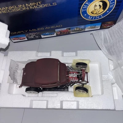 FRANKLIN MINT 1932 FORD COUPE "HOT ROD" MODEL B11E249 - Image 1 of 4