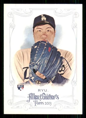 2013 Topps Allen and Ginter #246 Hyun-Jin Ryu RC - Image 1 of 2