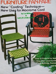 Lawn Chair Stringing Chair Weaving Macrame Patterns Seat Weaving Patterns - Picture 1 of 7