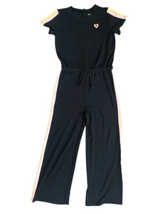 Hurley Girl’s Jersey Knit Wide Leg Drawstring Waist Jumpsuit XL TAG 13-15 YRS - Picture 1 of 10
