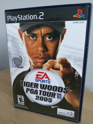 Tiger Woods PGA Tour 2005 EA Sports Sony PlayStation 2 PS2 CIB Tested/Works  - Image 1 of 4