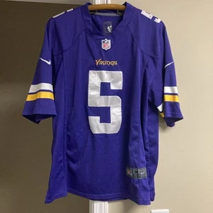 Maglia Minnesota Vikings Teddy Bridgewater Nike on Field NFL viola #5 Medium - Foto 1 di 13