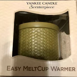 Pieza central eléctrica de vela Yankee calentador DUNE tejido taza de fusión fácil nuevo en caja~ - Imagen 1 de 3