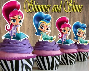 Shimmer and Shine Cupcake Topper (12pcs) - Picture 1 of 1