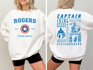 Marvel Captain America Est 1918 Superheld Unisex Erwachsenenhemd Kinder T-Shirt 800246 - Bild 1 von 10