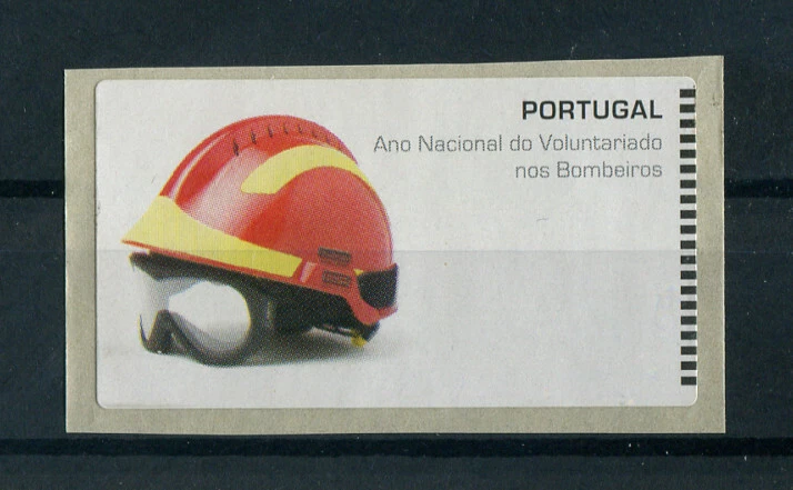 Portugal 2008 ATM #43 FIREFIGHTERS, ERROR NO VALUE, MNH FVF - Image 1 of 1