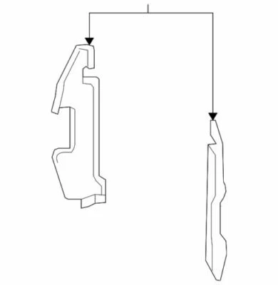 Deflector de aire lado derecho OEM NUEVO 05-07 Ford Freestyle Montego Sedán 5F9Z8310AA Foto 1 de 4