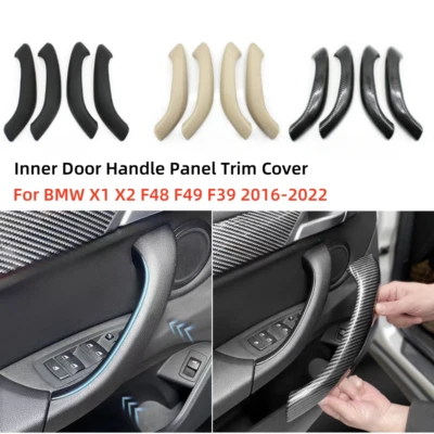 2/4PCS Car Interior Door Handle Cover Part Change Trim For BMW X1 X2 F48 F49 F39 Foto 1 de 4