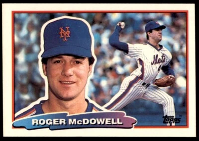 1988 Topps Big Roger McDowell 2088b New York Mets #101 - Image 1 of 2
