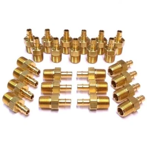 25 Stück MEM-CO 1/8 B5 Außenrohr NPT Mini Widerhaken Rohrverschraubungen - Bild 1 von 4