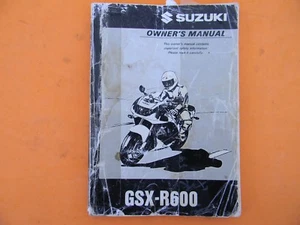 Suzuki GSX-R600 Owner's Manual Used - Picture 1 of 3