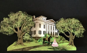 HOME OF ASHLEY WILKES GWW08S SIGNED IN GOLD BY SHELIA GONE WITH THE WIND SERIES - Bild 1 von 5