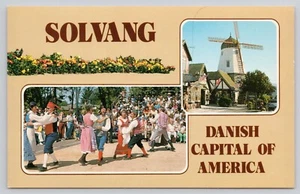 Postal Slovang California, capital danesa de América - Imagen 1 de 2