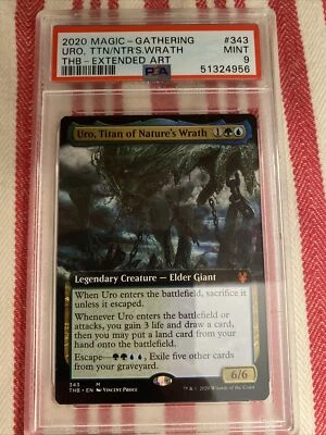 PSA 9 Mint Uro, Titan of Nature's Wrath - Extended Art Theros Beyond Death - Image 1 of 3