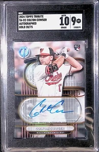 Topps 2024 - Tributo, #TA-CC, COLTON COWSER, Automático, 28/75, SGC 9 MT - Imagen 1 de 2