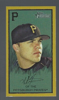 Steve Pearce 2008 Topps Heritage T205 Mini Card# HTCP-12 - Image 1 of 4
