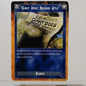 RAGE:APOCALYPSE "LEGACY OF THE TRIBES" CCG -- GIANT DOGS BESIEGE CITY -- NM/MINT - Picture 1 of 1
