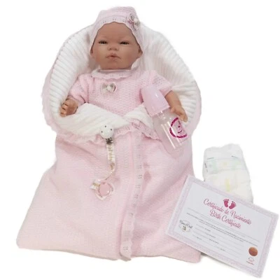 Nines D'Onil Muñeca Reborn Sandra 48 Cm Muñeco De Bebé En Caja - Imagen 1 de 2