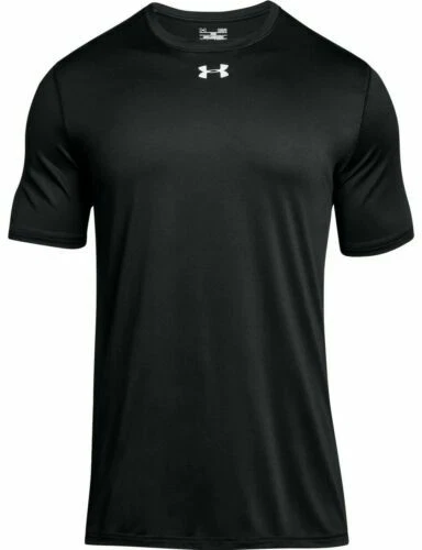 1268471 Camiseta negra de manga corta Under Armour Heat Gear Tech para hombre Foto 1 de 1