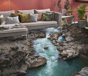 3D Mountain Rock I6267 Floor WallPaper Murals Wall Print Decal AJ Coco 2024 - Picture 1 of 5